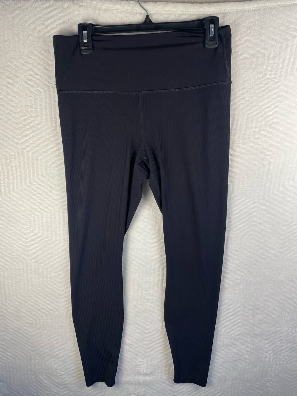 all in motion Black Ribbed High-Waist Leggings